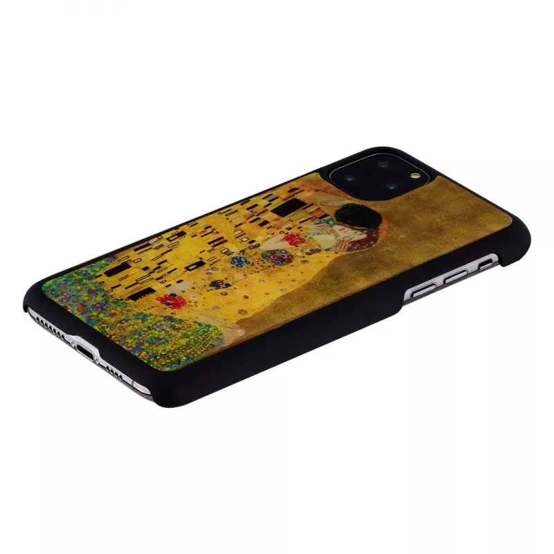 Puzdro na smartfón iKins pre iPhone 11 Pro Max – čierny dizajn bozk, ochranné puzdro