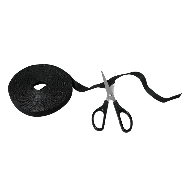 LogiLink KAB0055 páska na káble na suchý zips, rolka 10 m x 20 mm, čierna