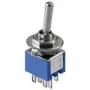 Wentronic Goobay prepínač subminiature - 2x UM, 6 pinov, modré puzdro (10015)