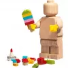 LEGO drevená minifigúrka, dekorácia drevo