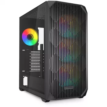 Sharkoon AK3 RGB Midi Tower čierna