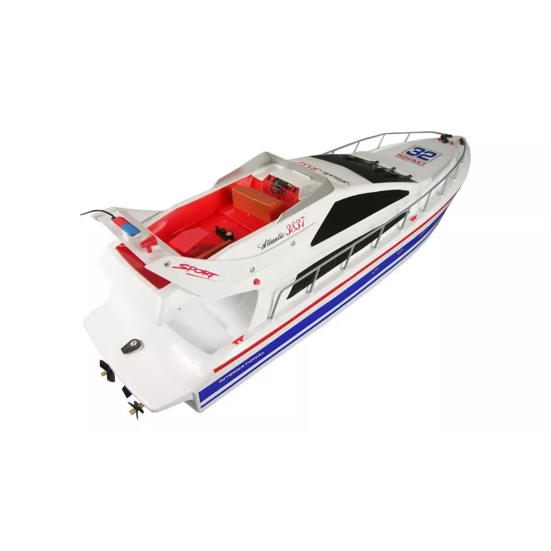 Amewi 26005, Ready-to-Run (RTR), modrá, červená, biela, čln, elektromotor, 730 mm