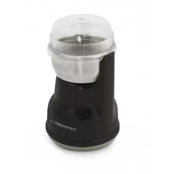 Kávomlynček s nožom ESPERANZA EKC002K – 160 W, kapacita 50 g, nastaviteľné nastavenia, čierny