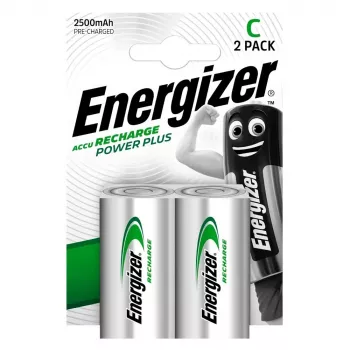 Energizer ACCU Power Plus NiMH akumulátory C, 2500 mAh, balenie 2 ks