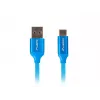 Lanberg CA-USBO-22CU-0010-BL USB kábel 1 m USB 2.0 USB-C USB-A modrý