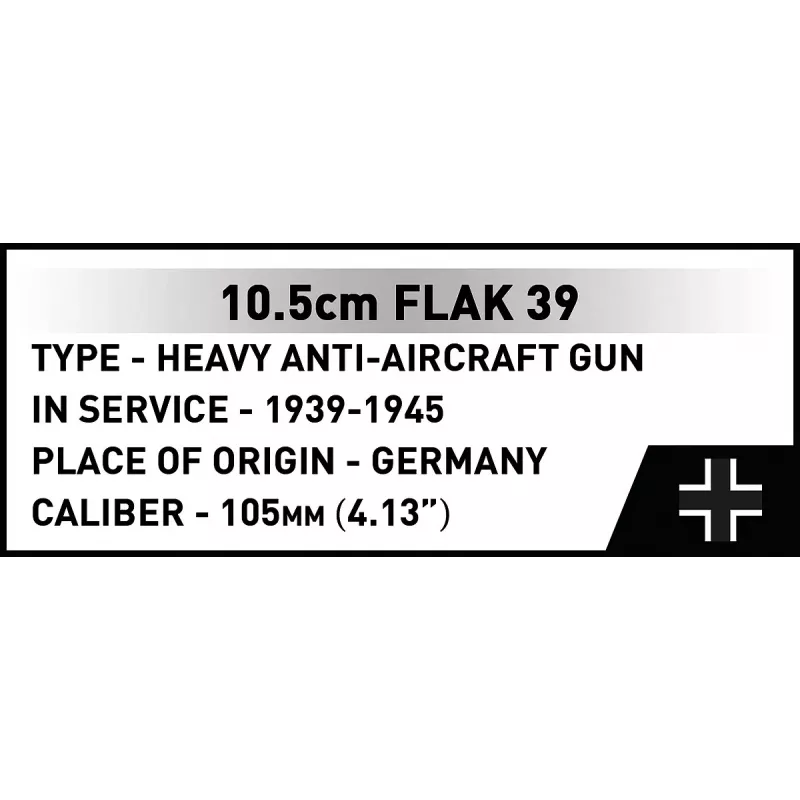 Stavebnica Cobi Blocks 10,5 cm Flak 39 — 339 dielov