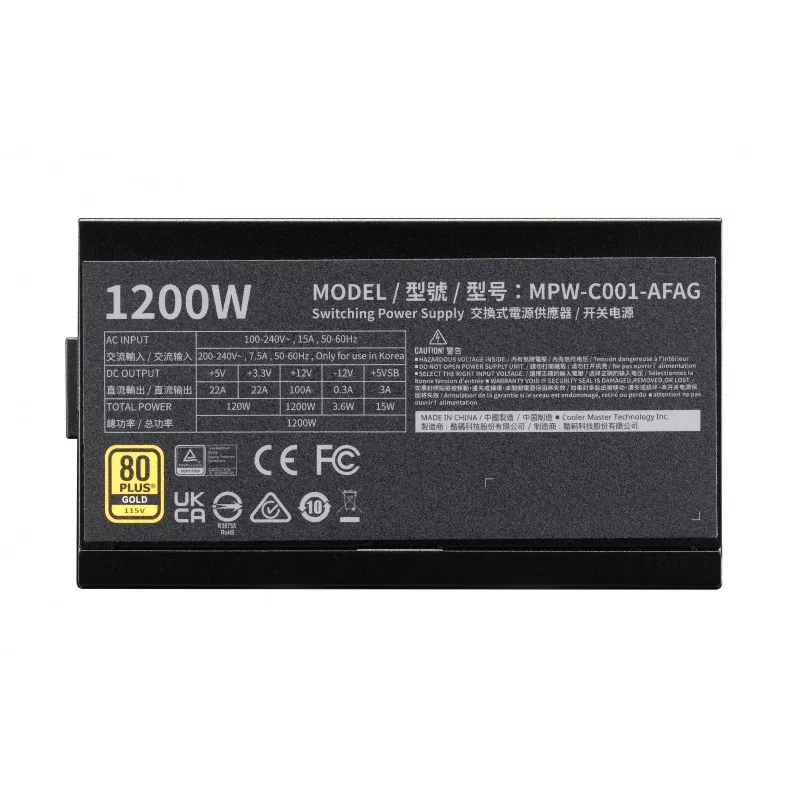 Napájací zdroj ELITE Gold 1200 FM A/EU kábel