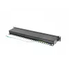 Patch panel 1U LANBERG PPS5-1024-B — 24-portový RJ-45 Cat5, kov, čierny, racková montáž