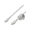 Belkin BOOST CHARGE - Lightning kábel - 24 pin USB-C samec na Lightning samec - 1 m - biely - pre Apple iPad/iPhone/iPod (Lightning)