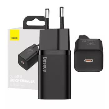Baseus Super Si Quick Charger 1C 25W (čierna)