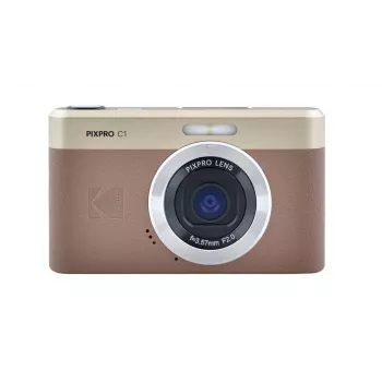 Kodak PIXPRO C1BN digitálny kompaktný fotoaparát – 13 MP – CMOS – Full HD – hnedý (C1BN)