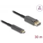 Aktívny optický kábel DELOCK USB-C na DisplayPort 30 m (model 81609)
