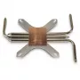 Chladič Inter-Tech IP-3, meď, strieborný, 165x100x12 mm