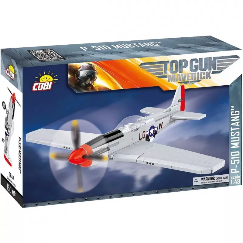 COBI 5847 Top Gun Maverick P-51D Mustang 150 kociek