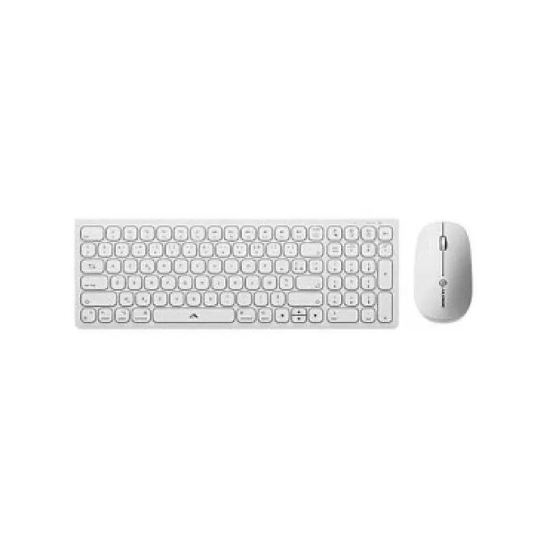 Alogic Echelon Compact USB-C BT klávesnica nemecká + myš biela - klávesnica - USB Type-C - klávesnica - USB Type-C