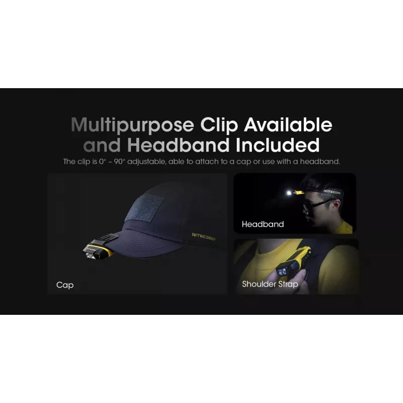Nitecore NU11 čelovka, 150 lúmenov