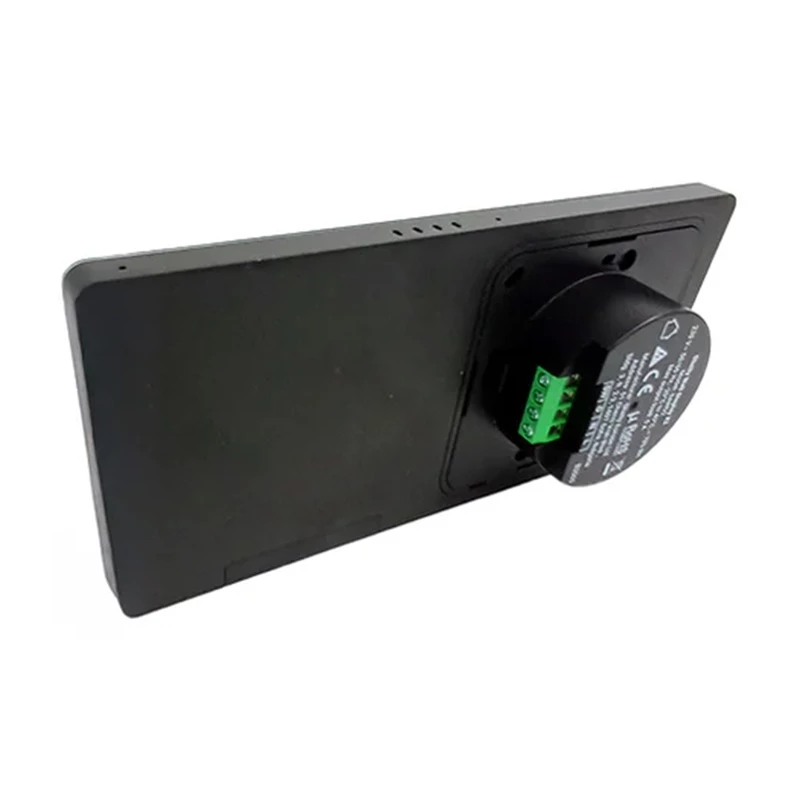 Set Shelly Wall Display X2 Black + BLU H&T Black, zapustený ovládací panel, Android, Wi-Fi, Bluetooth