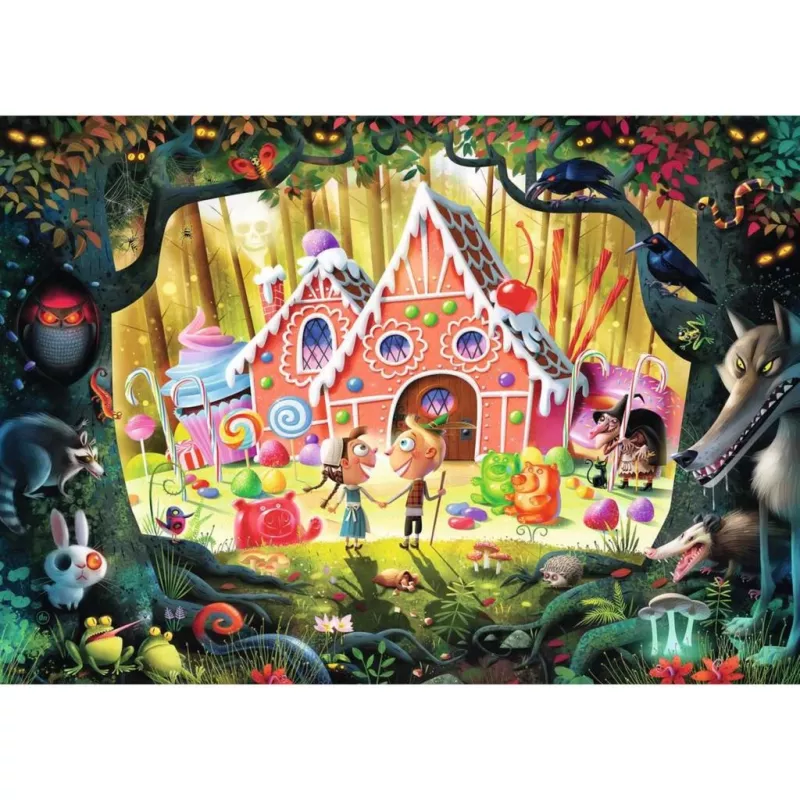 Jigsaw Puzzle Ravensburger Hansel a Gretel od Dean Macadam – 1000 dielikov, Ravensburger 12000415