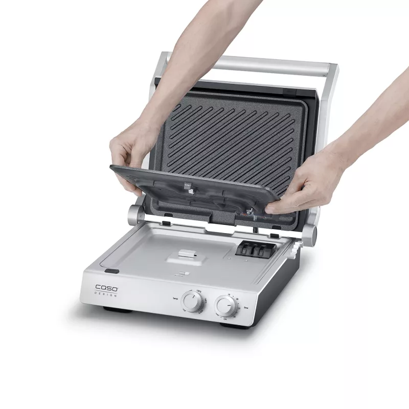 Caso Dvojitý kontaktný gril | SteakChef | Kontaktný gril | 2000 W | Nerez