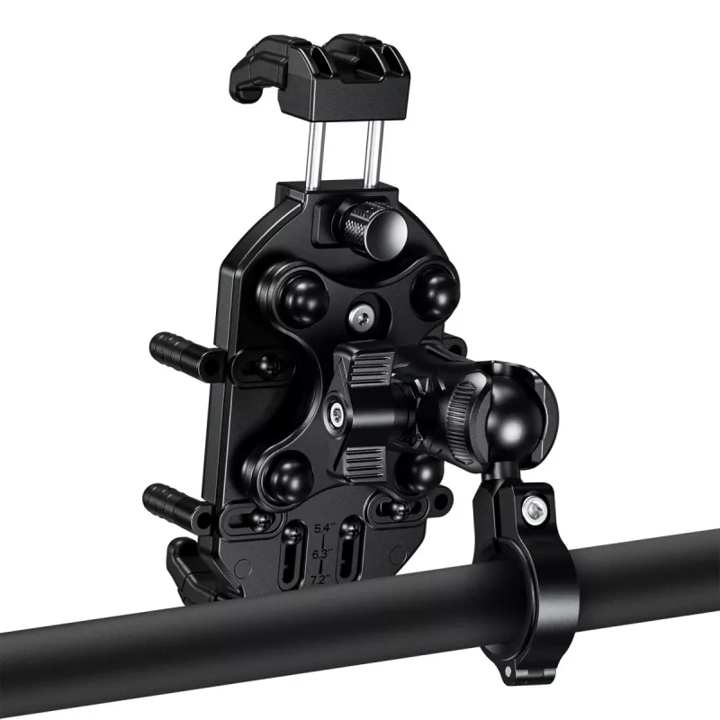 Pasívny držiak UleFone Armor Mount Pro pre mobilné telefóny — držiak, na bicykel a kolobežku, čierny