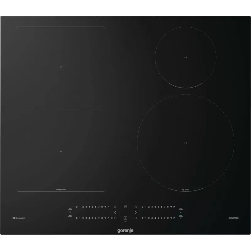 Gorenje GI6432BCWF čierna vstavaná 60 cm zónová indukčná varná doska 4 zóny