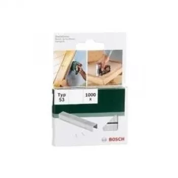 Balík sponiek Bosch Typ 53 — jemný drôt, dĺžka ramienka 8 mm, na upevňovanie