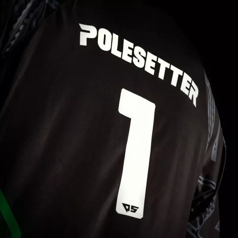 Polesetter ONE Simracing dres zelený - XXL
