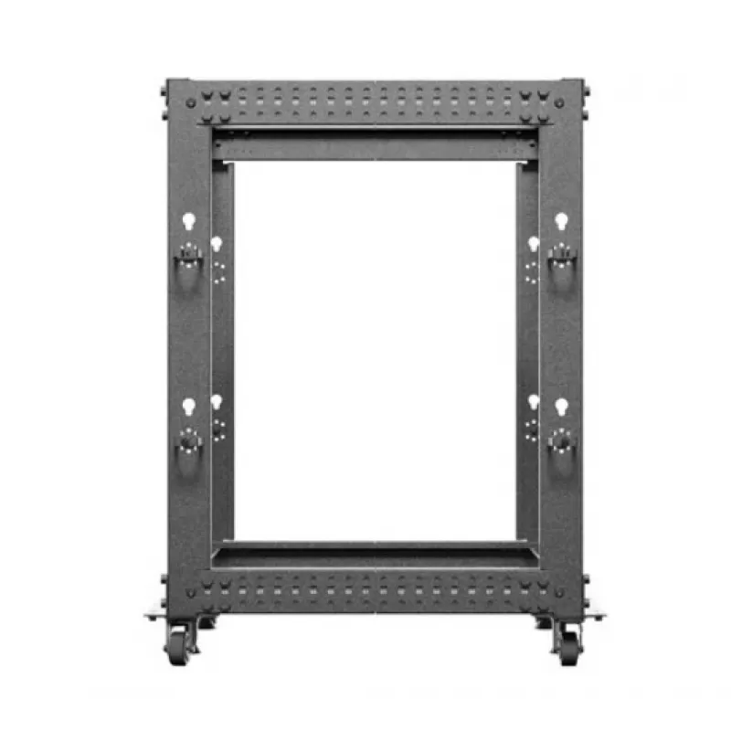 Voľne stojaci rack Lanberg OR01-6115-B 15U čierny 600 kg kapacita