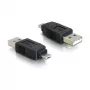 Adaptér USB Micro-A konektor samec na USB 2.0 A konektor samec DeLOCK USB-421