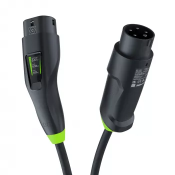 Green Cell Habu EVGC01 mobilná nabíjačka EV pre elektromobily 11 kW 7 m Type 2 CEE wallbox čierna