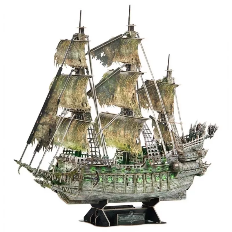 Cubic Fun 3D LED puzzle Lietajúci Holanďan, 360 dielikov (306-L527H)