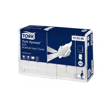 Papierové utierky Tork Xpress Multifold Soft H2 2-vrstvové 180 listov 25,5 x 21,2 cm
