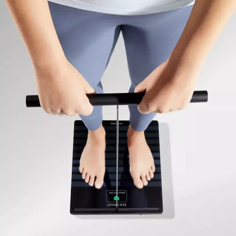 Elektronická osobná váha Withings BODY SCAN Square čierna