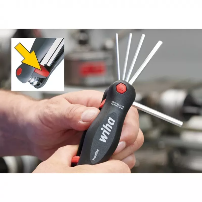 Vreckový skrutkovač Wiha PocketStar Multibit skrutkovač, dĺžka 120 mm, model 23047