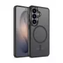 Crong Hybrid Matte Magnetic puzdro pre Samsung Galaxy S26 – TPU & PC, čierna