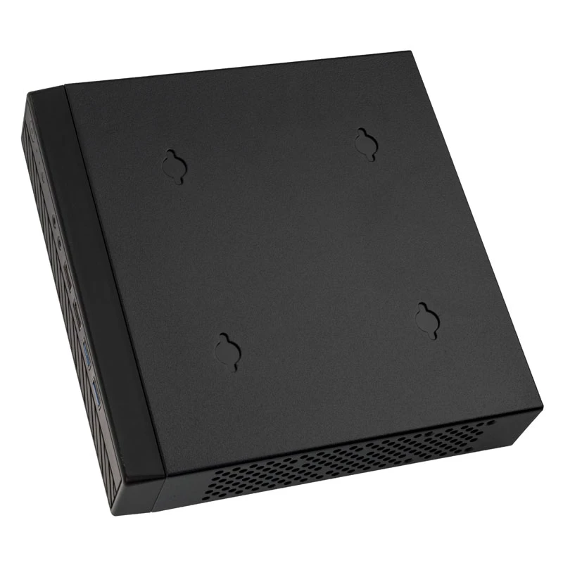 Akasa Cypher MX3 - Mini-Tower - PC - SGCC - čierna - Thin Mini-ITX - pevný disk - napájanie (A-ITX38U3-M1B)