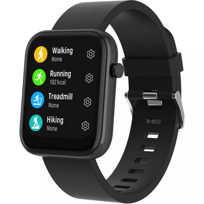 DENVER SW-182 - smartwatch s náramkom - 4,3 cm (1,7 inch) displej - Bluetooth - čierny (116111000580)