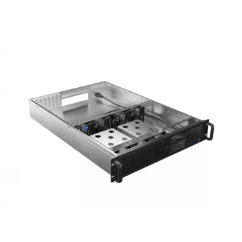 Rack skriňa Lanberg SC01-6502-12B 2U čierna 7 ventilátorov