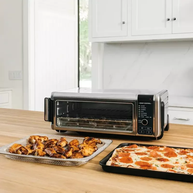 Ninja SP101 samostatná 10 L voľne stojaca 2400 W teplovzdušná fritéza čierna, nerezová oceľ