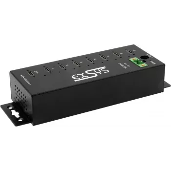 USB hub Exsys EX-1537HMVS – 7-portový USB 3.2 Gen 1 s 15 kV ESD ochranou