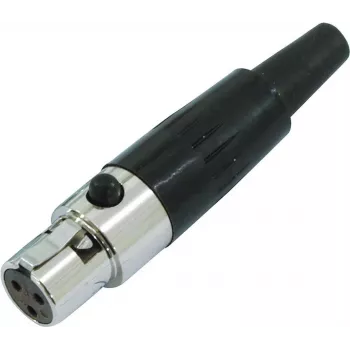 Mini-XLR adaptér Omnitronic 30200125 — Mini-XLR na XLR adaptér, inline konektor samica