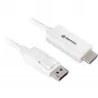DisplayPort 1.2 adaptérový kábel Sharkoon 4K, dĺžka 1 m