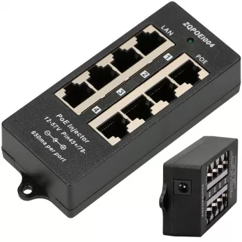 PoE adaptér Extralink EX.12646 Fast Ethernet 48 V 10 1000 Mbit/s