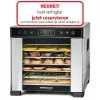 Rommelsbacher DA 650 sušička potravín 600 W, 7 poschodí, 35–75 °C, časovač 99 h, nerezová oceľ/čierna