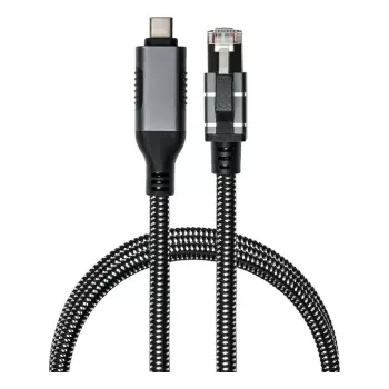 Good Connections Ethernet kábel USB-C RJ45, antracit, 1,0 m