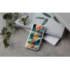 iKins Mosaic biele puzdro pre iPhone XR, K1713H