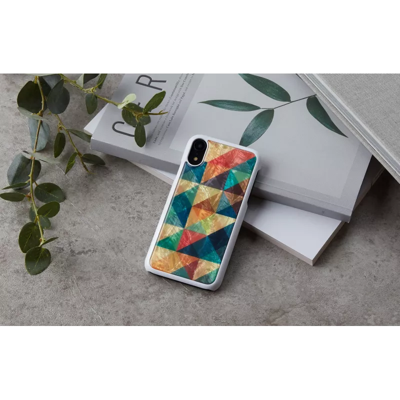 iKins Mosaic biele puzdro pre iPhone XR, K1713H