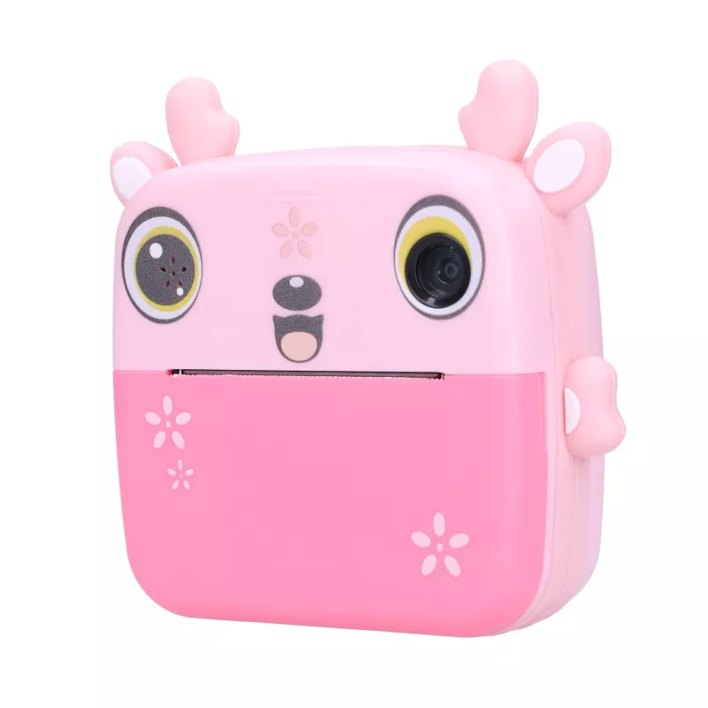 Extralink sada | termotlačiareň EPP-005 Pink + termopapier 3 rolky | fawn