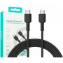 Aukey CB-CD45 kábel USB-C na USB-C, Quick Charge, 0,9 m, čierny