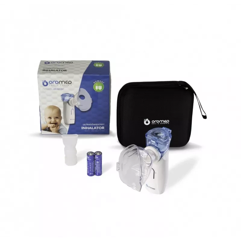 Oro-Med Oro-Mesh Family prenosný mesh inhalátor, biely